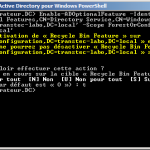 [UPDATE] La corbeille Active Directory